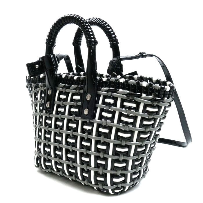 Balenciaga Balenciaga Balenciaga Bistro Basket Bag 2way bag Enamel Shoulder Bag 671342 2IE6Y Size ONE SIZE - 2 Thumbnail