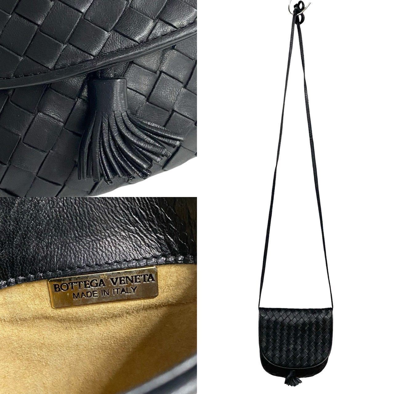 Bottega Veneta Bottega Veneta Bottega Veneta Intrecciato Leather Shoulder Bag Leather Shoulder Bag Size ONE SIZE - 4 Thumbnail