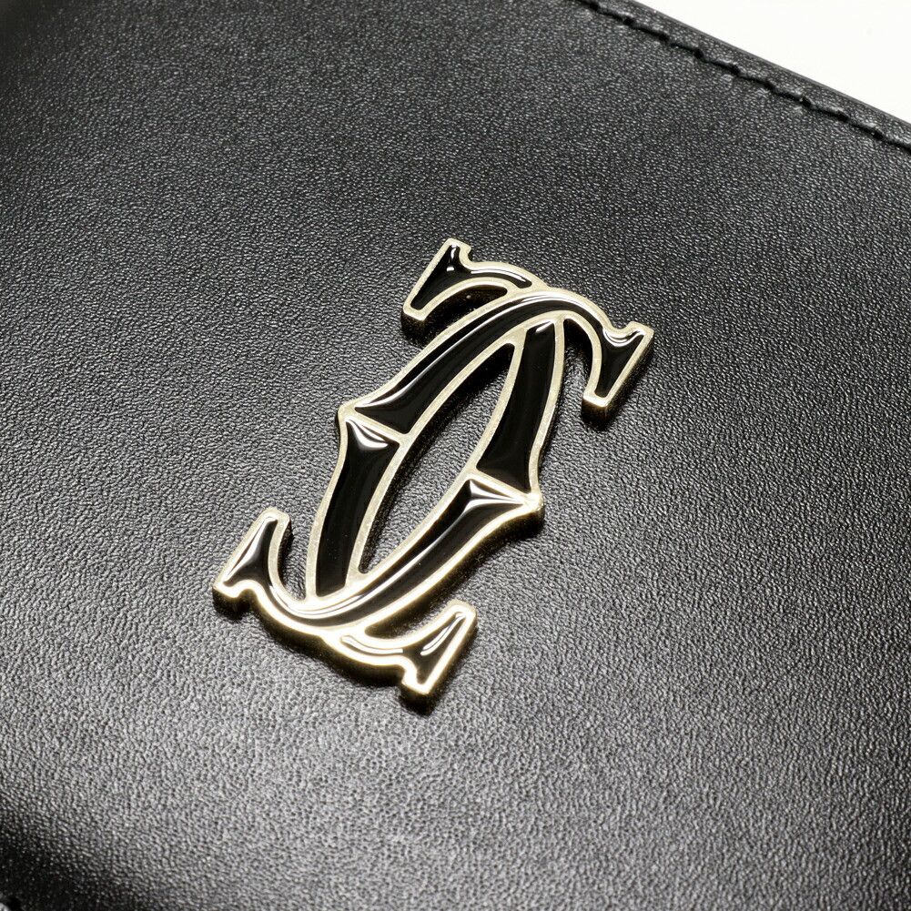 Cartier Cartier Cartier C de Cartier Simple Card Holder Calfskin Card Case Leather Card Case L3001870 DUTY FREE for USA Size ONE SIZE - 4 Thumbnail
