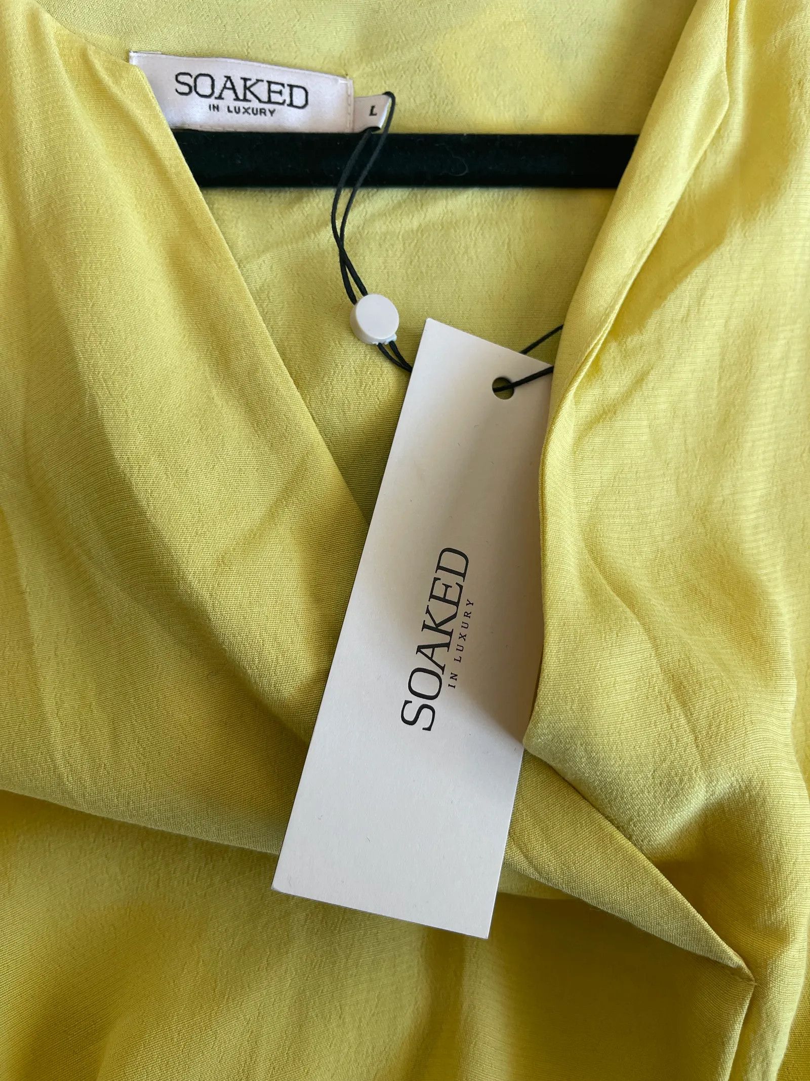 Other Soaked In Luxury Kinsie blus Blouse Size L / US 10 / IT 46 - 4 Thumbnail