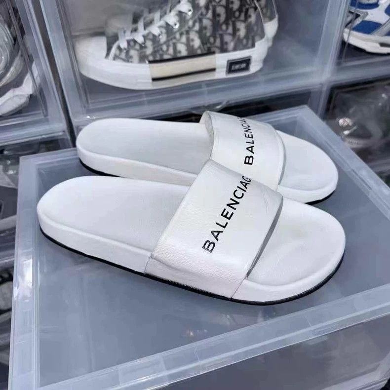 Balenciaga Balenciaga Sheep Leather Slide Sandals White Size US 10 / EU 43 - 5 Thumbnail