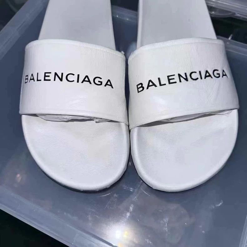 Balenciaga Balenciaga Sheep Leather Slide Sandals White Size US 10 / EU 43 - 4 Thumbnail