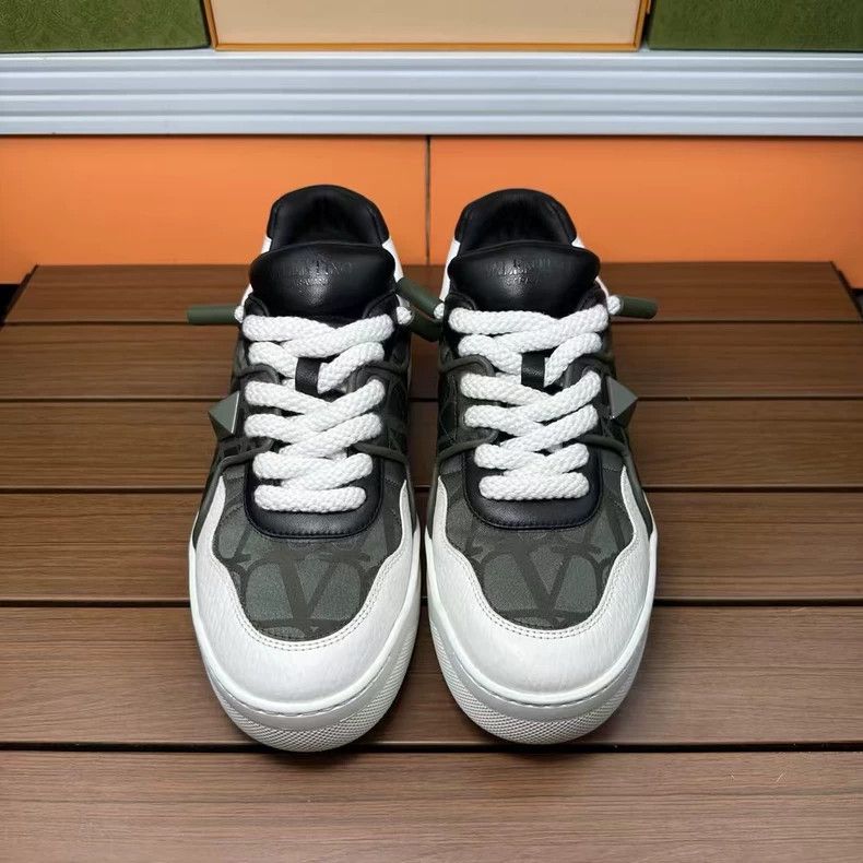 Valentino Valentino One Stud Casual Shoes Green Size US 8 / EU 41 - 4 Thumbnail