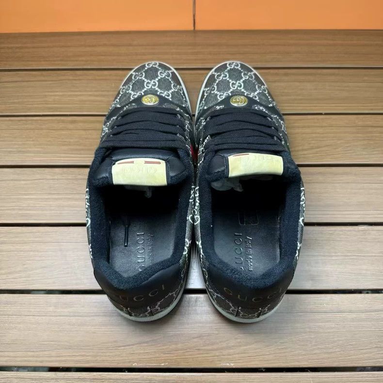 Gucci Gucci Sneakers Black Grey Size 43.5 Size US 10.5 / EU 43-44 - 3 Thumbnail