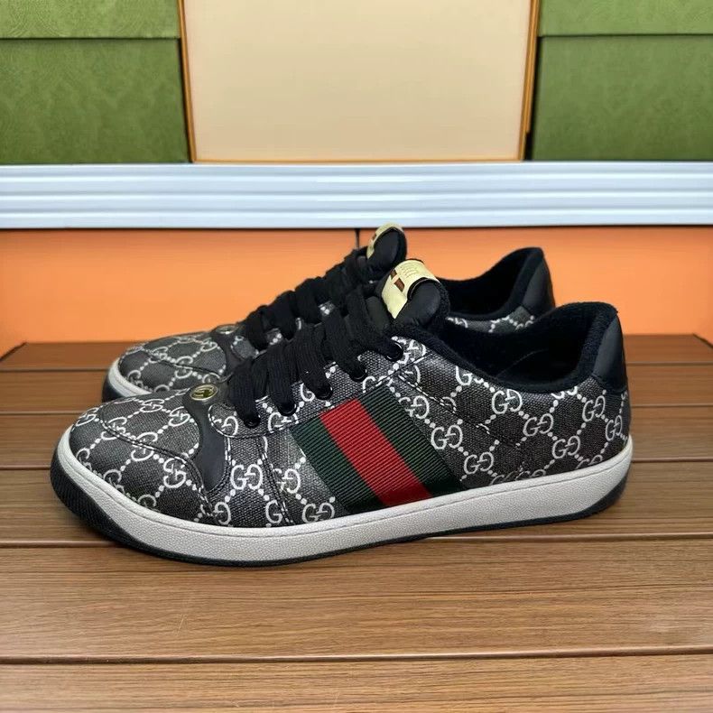 Gucci Gucci Sneakers Black Grey Size 43.5 Size US 10.5 / EU 43-44 - 6 Thumbnail