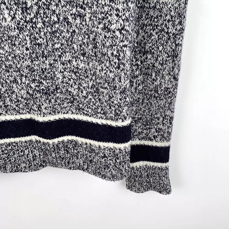 Dior Christian Dior Gray Wool V-Neck Sweater Size US L / EU 52-54 / 3 - 4 Thumbnail