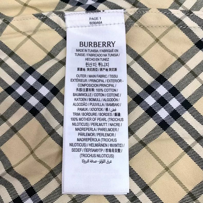 Burberry Burberry Classic Plaid Long Sleeve Shirt Size US S / EU 44-46 / 1 - 8 Thumbnail
