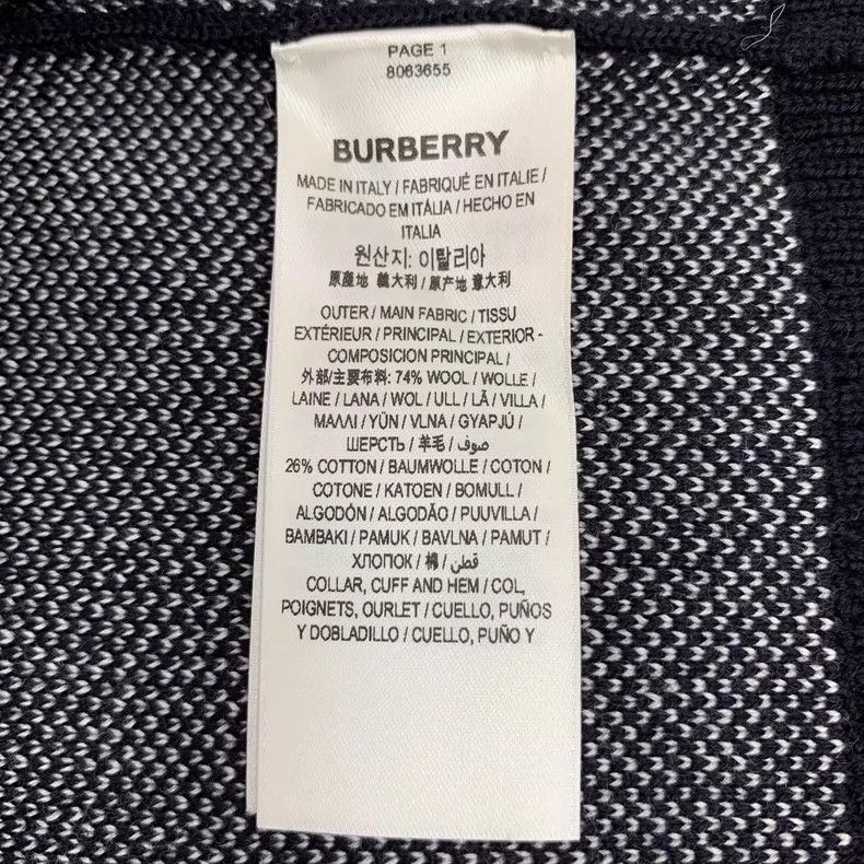 Burberry Burberry Logo Embroidered Long Sleeve Sweatshirt Size US M / EU 48-50 / 2 - 7 Thumbnail
