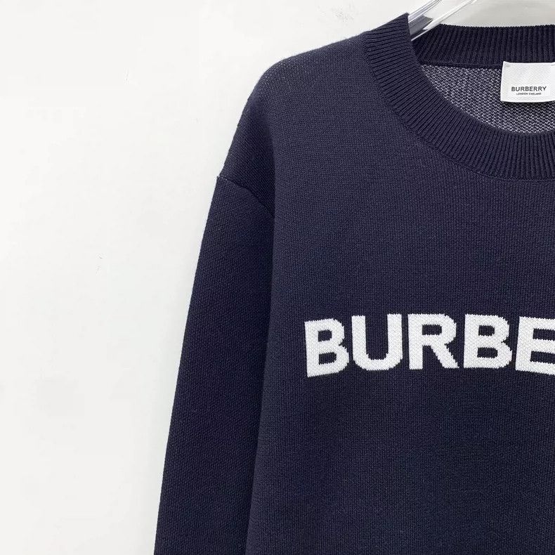 Burberry Burberry Logo Embroidered Long Sleeve Sweatshirt Size US M / EU 48-50 / 2 - 3 Thumbnail