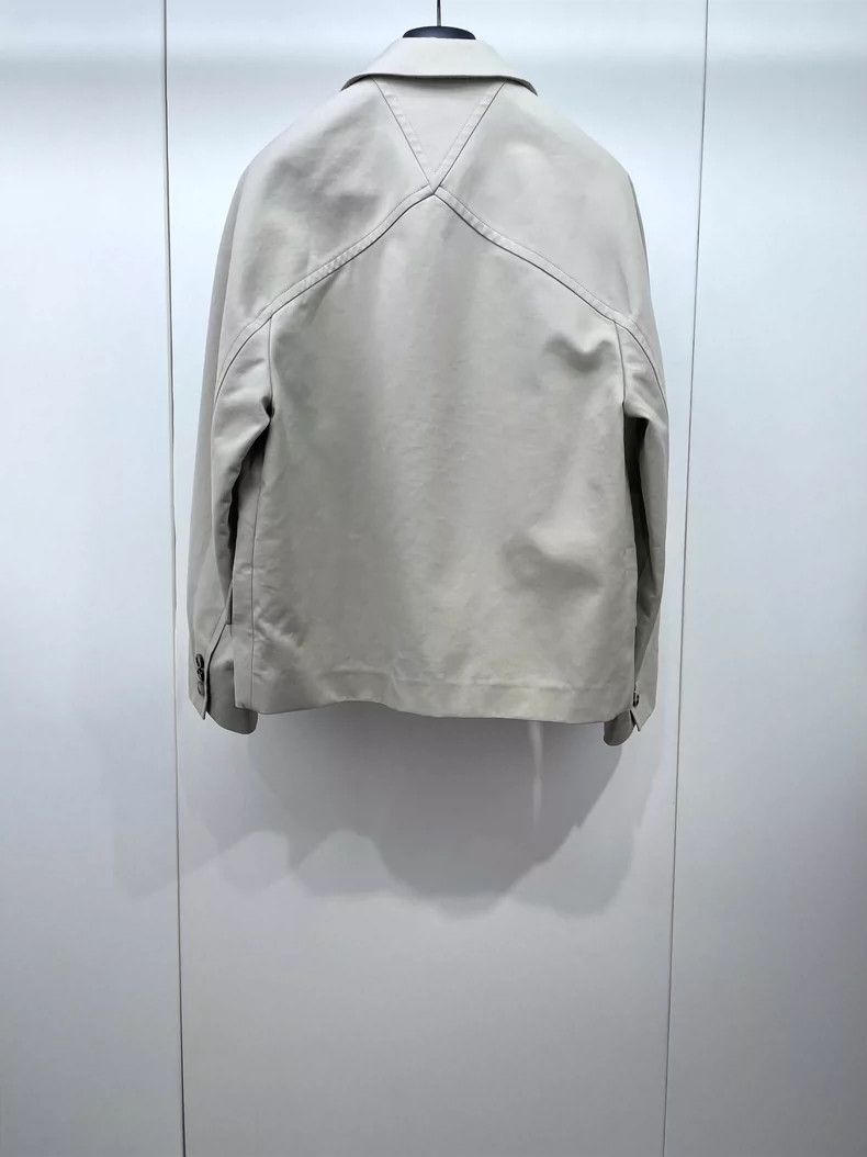 Bottega Veneta Beige Double-Breasted Casual Blazer Size US S / EU 44-46 / 1 - 2 Thumbnail