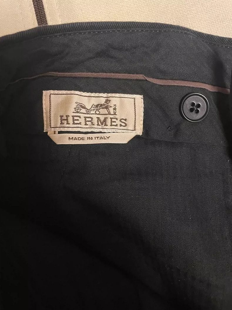 Hermes Hermes Men's Casual Pants with Color Block Size US 40 / EU 56 - 4 Thumbnail