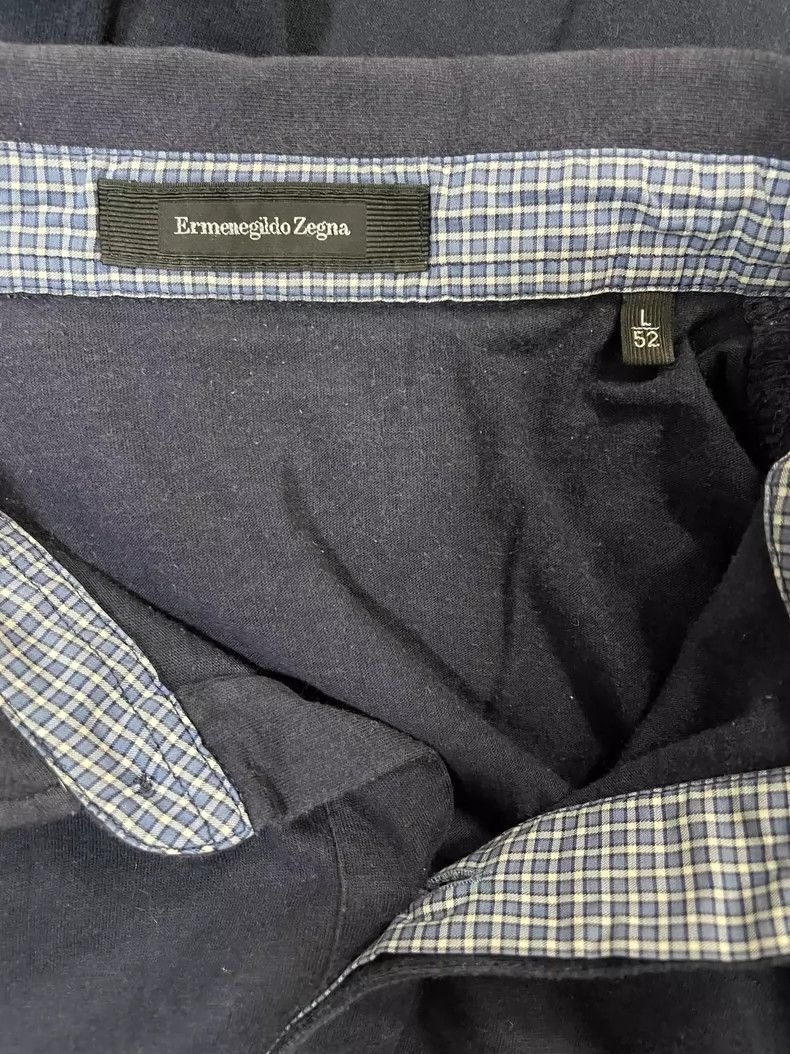 Ermenegildo Zegna Ermenegildo Zegna Long Sleeve Polo Shirt Size US L / EU 52-54 / 3 - 3 Thumbnail