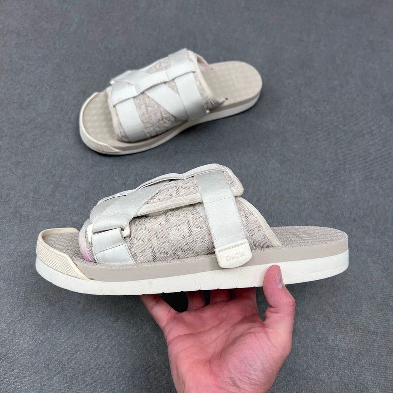Dior Dior Alpha White Logo Tactical Sandals Size US 9 / EU 42 - 2 Thumbnail