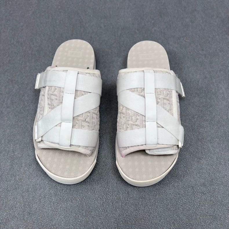Dior Dior Alpha White Logo Tactical Sandals Size US 9 / EU 42 - 3 Thumbnail