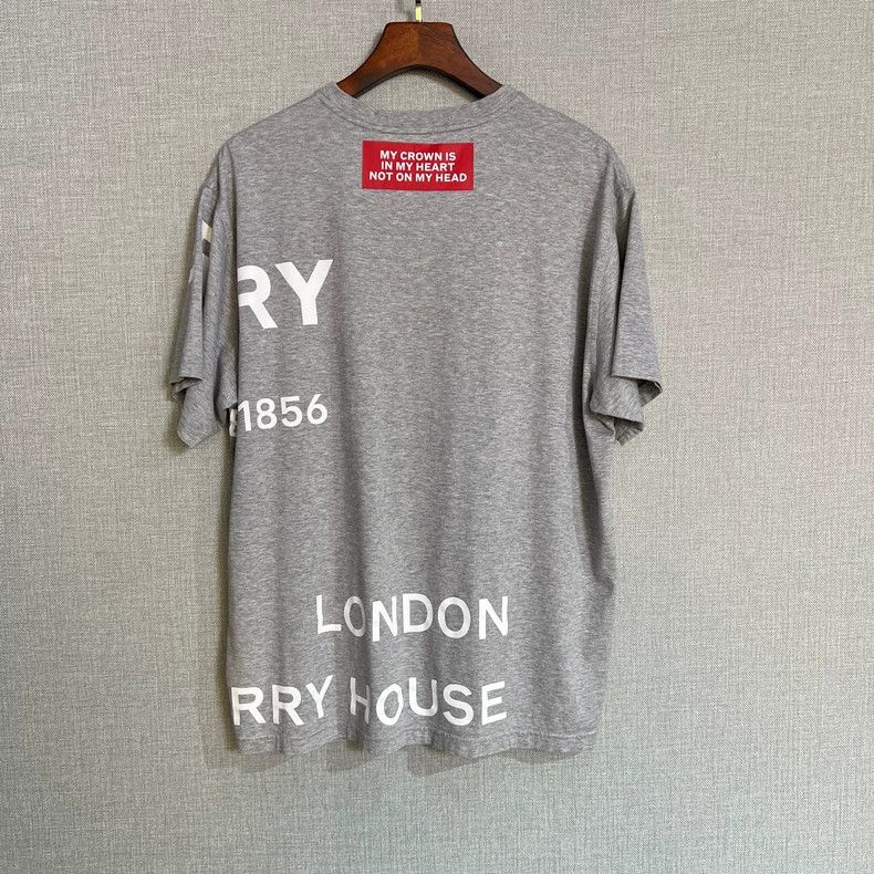 Burberry Burberry Gray Short Sleeve T-Shirt Size US L / EU 52-54 / 3 - 2 Thumbnail