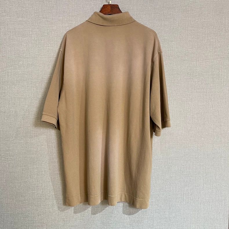 Acne Studios Acne Studios Vintage Khaki Short Sleeve Polo Size US XL / EU 56 / 4 - 2 Thumbnail