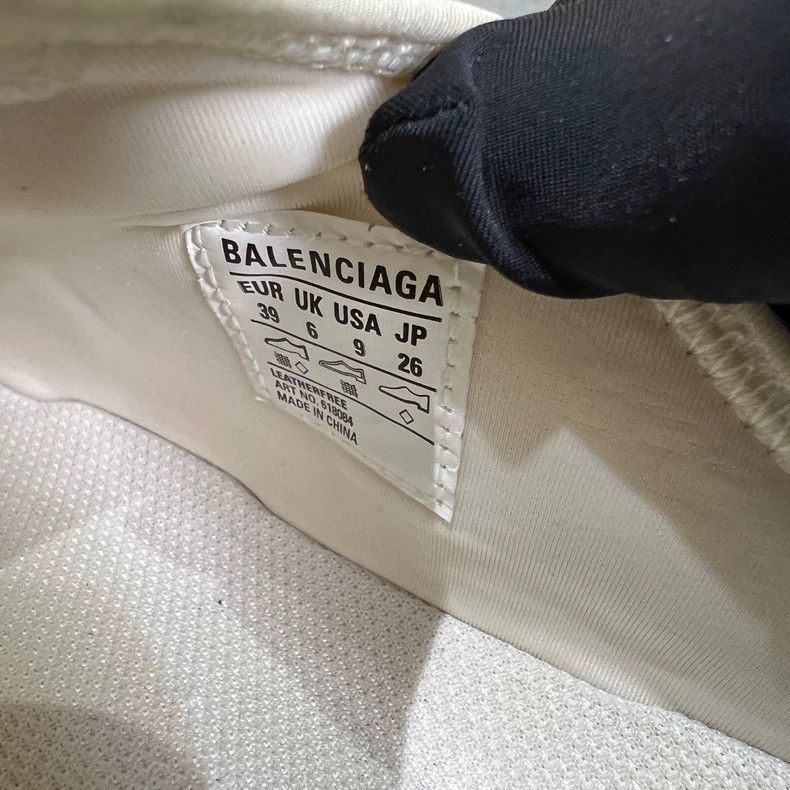 Balenciaga Balenciaga White Track Women’s Slides Size US 8.5 / EU 41-42 - 6 Thumbnail