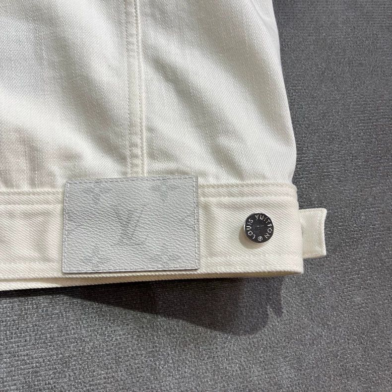 Louis Vuitton Louis Vuitton White Astronaut Denim Jacket Size US L / EU 52-54 / 3 - 6 Thumbnail