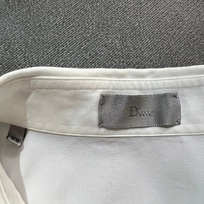 Dior Dior White Bee Embroidered Shirt Size US M / EU 48-50 / 2 - 5 Thumbnail