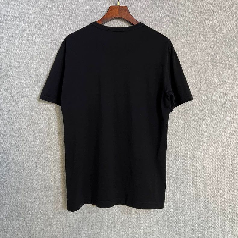 Dolce & Gabbana Dolce Gabbana Black Embroidered Short Sleeve Shirt Size US XXL / EU 58 / 5 - 2 Thumbnail