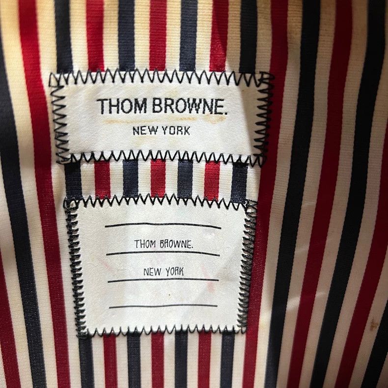 Thom Browne Thom Browne Black Leather Logo Clutch Bag Size ONE SIZE - 6 Thumbnail