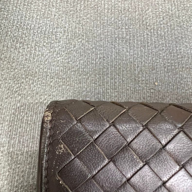 Bottega Veneta Bottega Veneta Brown Woven Leather Wallet Size ONE SIZE - 3 Thumbnail