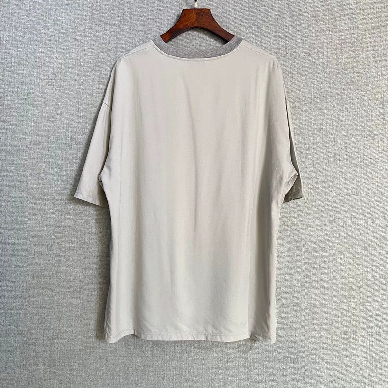 Lanvin Lanvin Gray White Short Sleeve Top Size US S / EU 44-46 / 1 - 2 Thumbnail