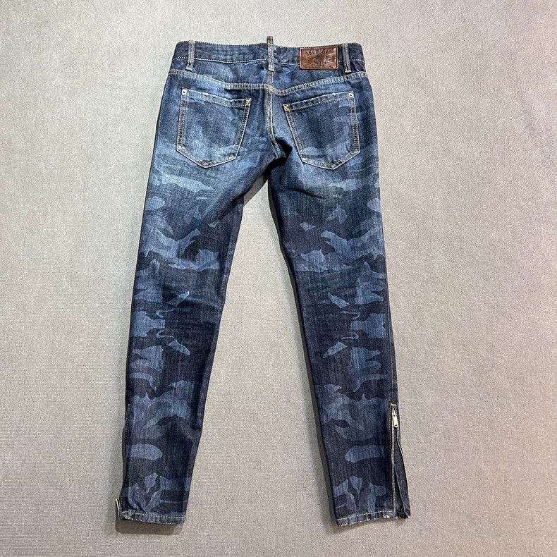 Dsquared2 Dsquared2 Water-Washed Camouflage Print Jeans Size US 42 / EU 58 - 2 Thumbnail