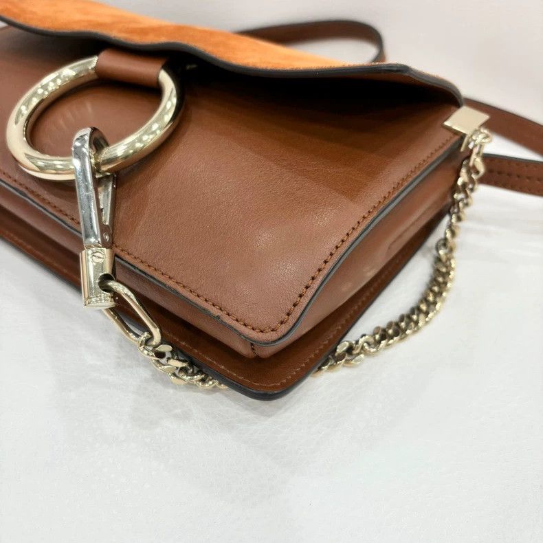 Chloe Chloe Faye Chain Bag with Metal Ring Size ONE SIZE - 5 Thumbnail