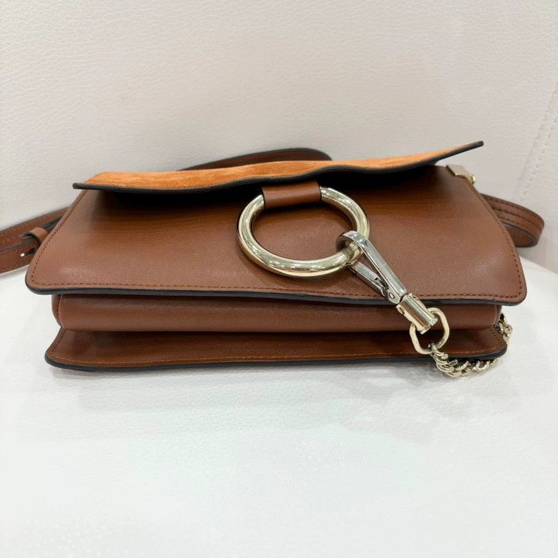 Chloe Chloe Faye Chain Bag with Metal Ring Size ONE SIZE - 3 Thumbnail