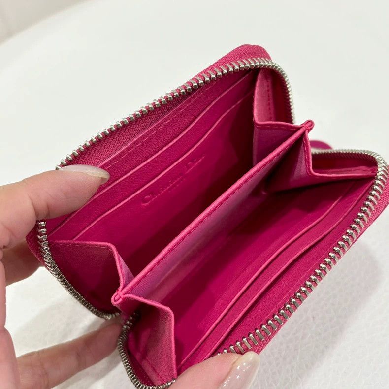 Dior Dior Logo Short Wallet with Keychain Size ONE SIZE - 4 Thumbnail
