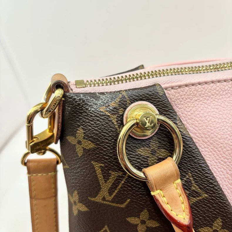 Louis Vuitton LV V Tote BB Pink Leather Handbag Size ONE SIZE - 9 Thumbnail