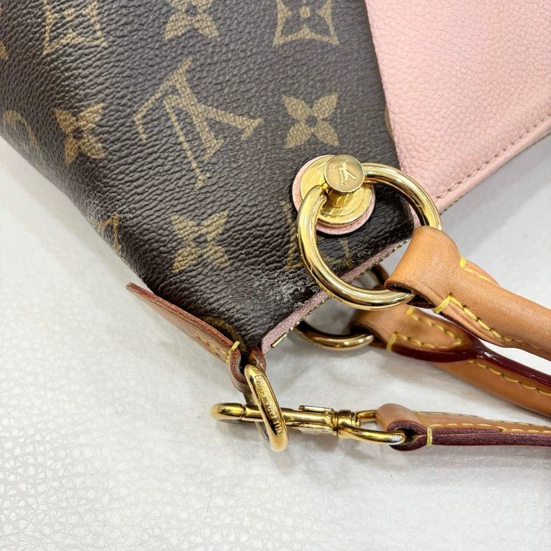 Louis Vuitton LV V Tote BB Pink Leather Handbag Size ONE SIZE - 7 Thumbnail