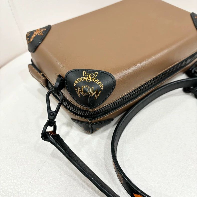 MCM MCM Brown Box Shoulder Crossbody Bag Size ONE SIZE - 6 Thumbnail