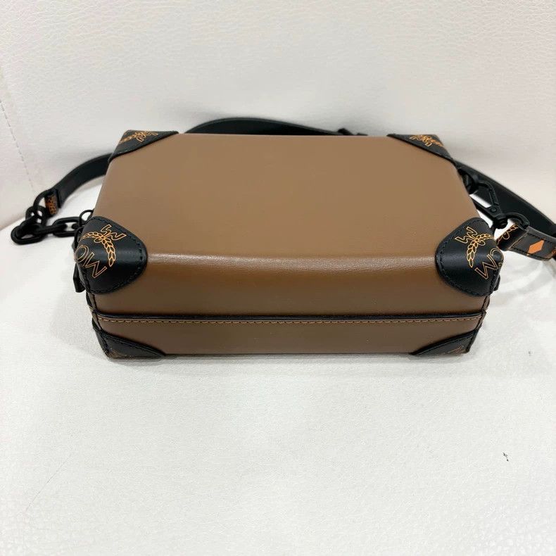 MCM MCM Brown Box Shoulder Crossbody Bag Size ONE SIZE - 3 Thumbnail