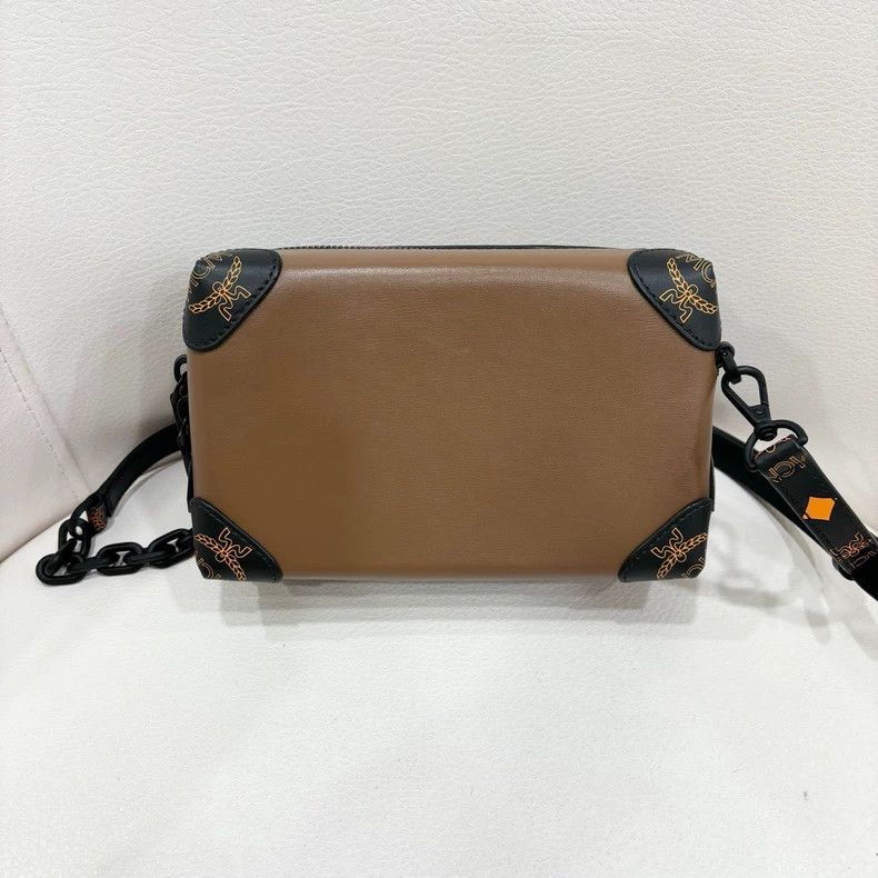 MCM MCM Brown Box Shoulder Crossbody Bag Size ONE SIZE - 2 Thumbnail