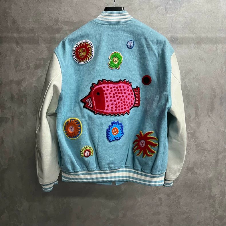 Louis Vuitton Louis Vuitton Embroidered Baseball Jacket Size 50 Size US M / EU 48-50 / 2 - 2 Thumbnail