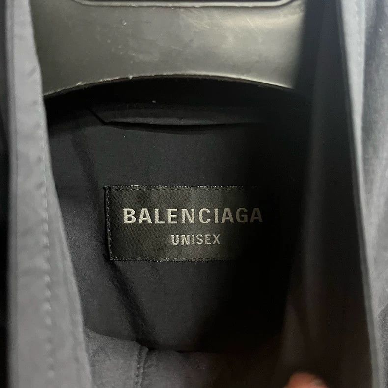 Balenciaga Balenciaga Black Letter Print Zip Jacket Size US XXS / EU 40 - 2 Thumbnail
