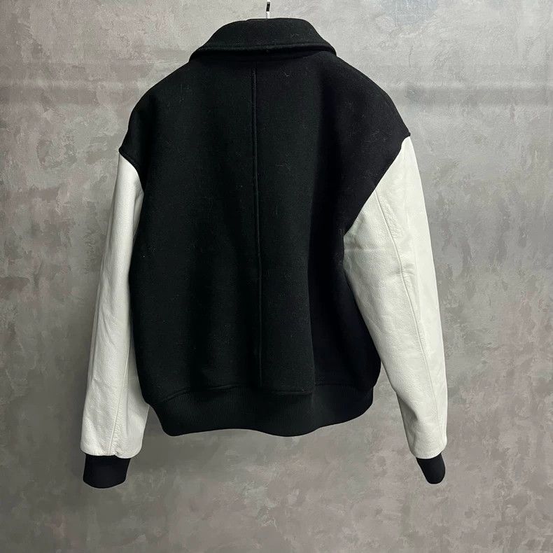AMI Black and White Color Block Jacket Size US XL / EU 56 / 4 - 4 Thumbnail