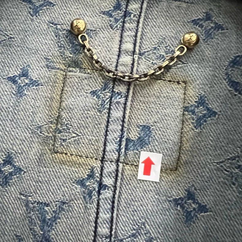 Louis Vuitton Louis Vuitton Supreme Denim Jacket Blue Size US M / EU 48-50 / 2 - 5 Thumbnail
