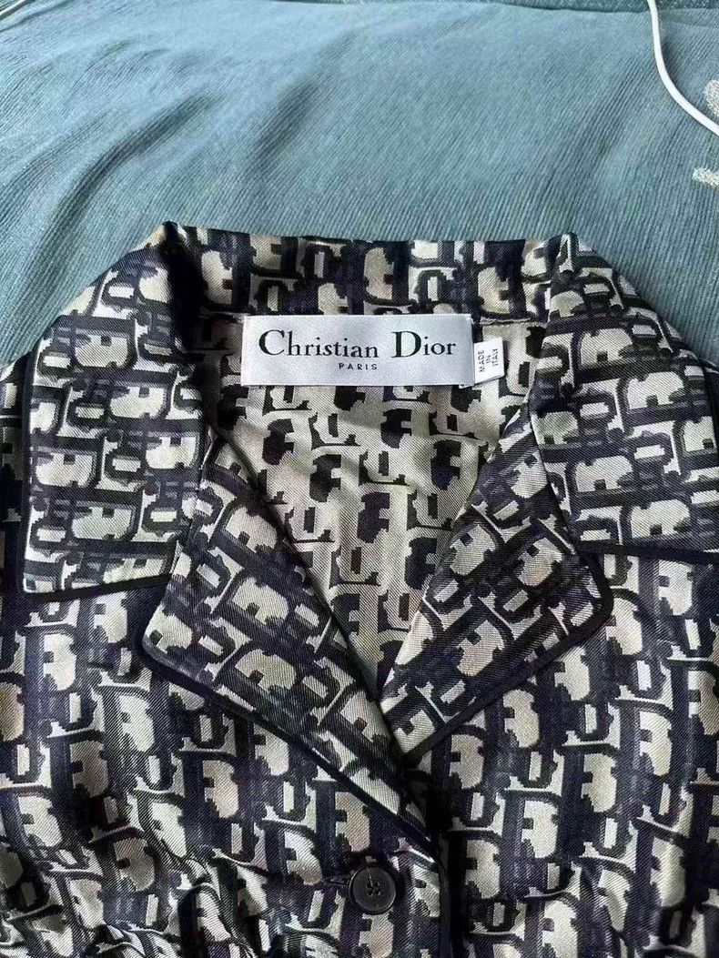 Dior Dior Silk Short Sleeve Shirt Size US M / EU 48-50 / 2 - 3 Thumbnail
