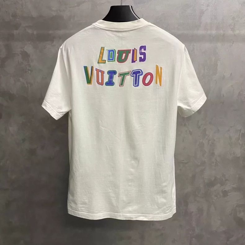 Louis Vuitton Louis Vuitton White NBA Logo Short Sleeve Shirt Size US M / EU 48-50 / 2 - 2 Thumbnail