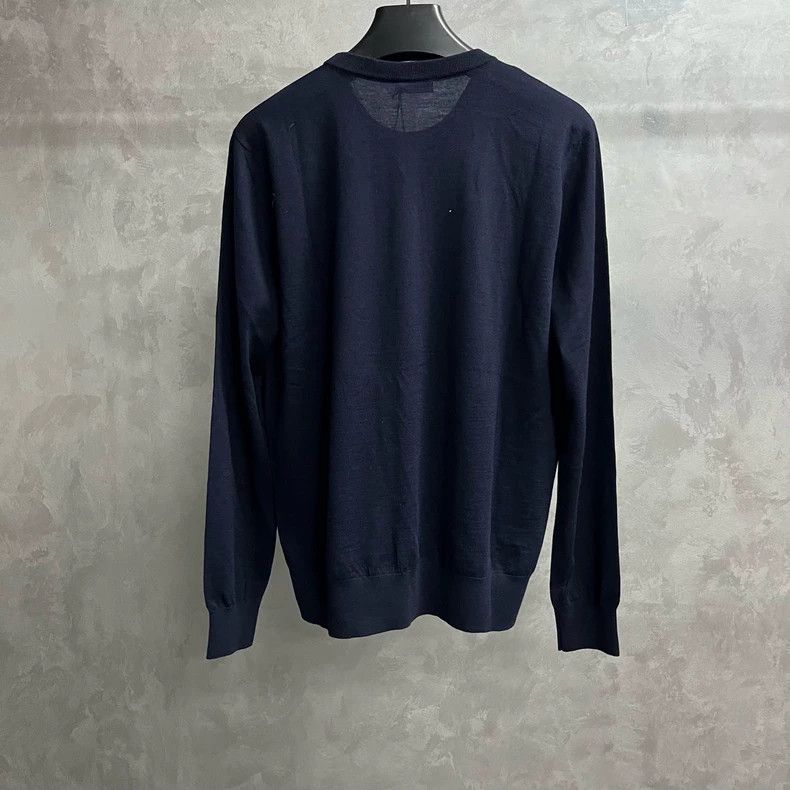 Dior Dior Navy Cashmere Blend Sweater Knitted Jumper Size US M / EU 48-50 / 2 - 2 Thumbnail