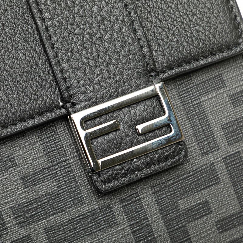 Fendi Fendi Fendi Zucca PVC Leather Shoulder Bag Leather Crossbody Bag 7AS120 DUTY FREE for USA Size ONE SIZE - 4 Thumbnail