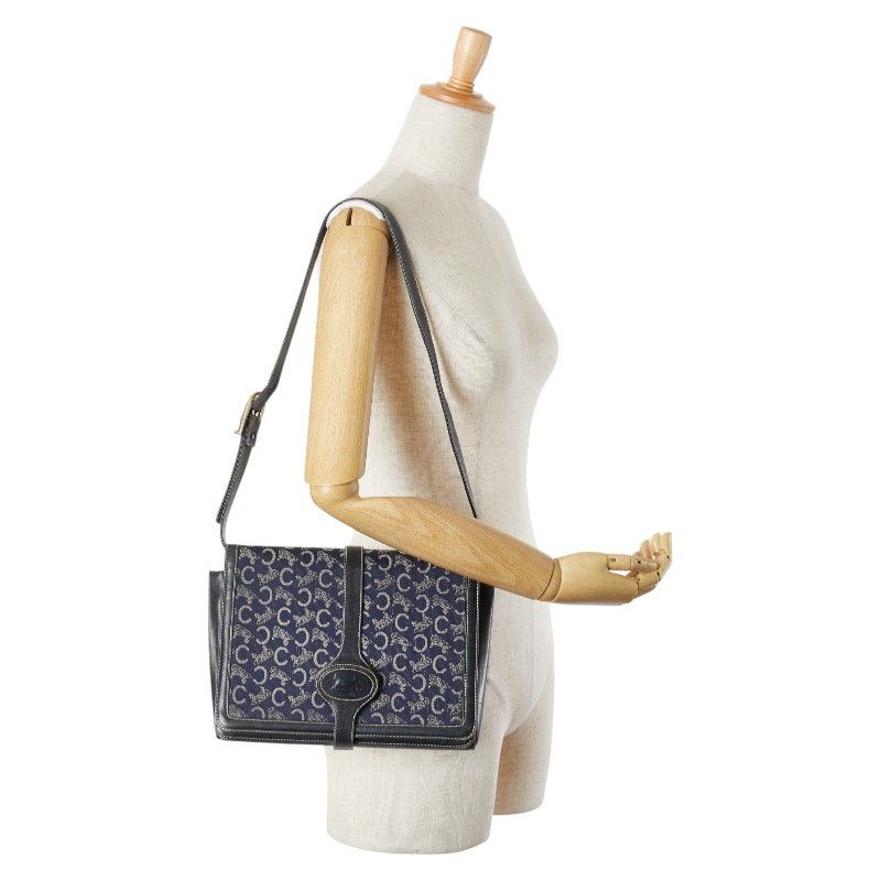 Celine Celine Celine C Macadam Canvas Leather Shoulder Bag Canvas Shoulder Bag Size ONE SIZE - 13 Thumbnail