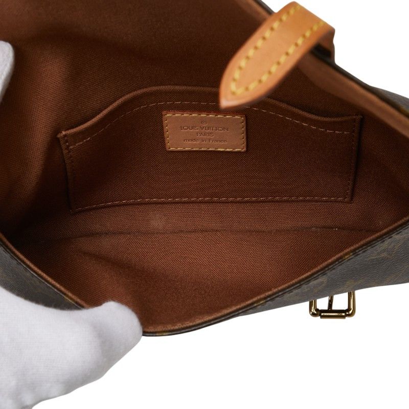 Louis Vuitton Louis Vuitton Louis Vuitton Pochette Marelle Monogram Waist Bag Canvas Belt Bag M51159 DUTY FREE for USA Size ONE SIZE - 9 Thumbnail