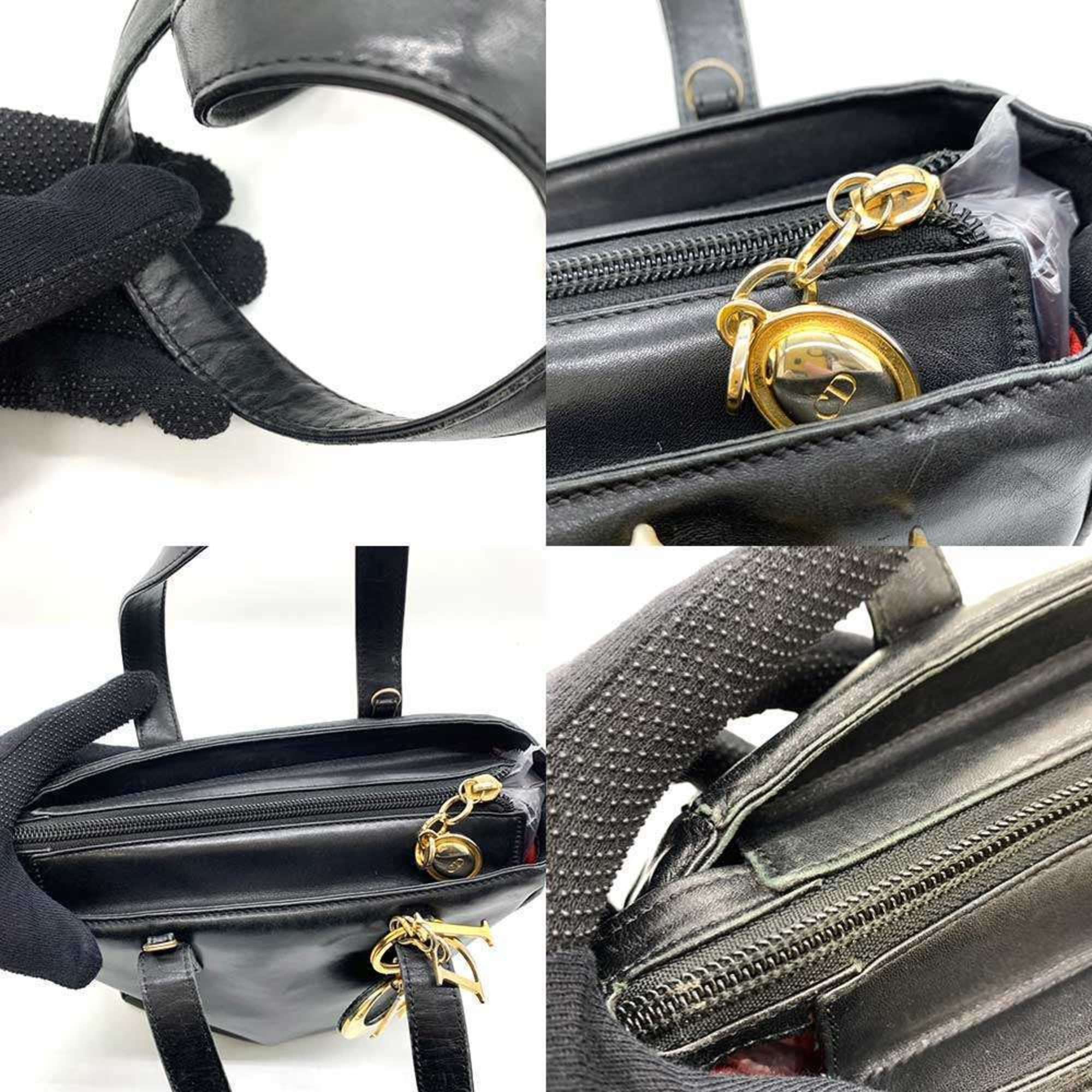 Dior Christian Dior handbag in black leather Size ONE SIZE - 4 Thumbnail