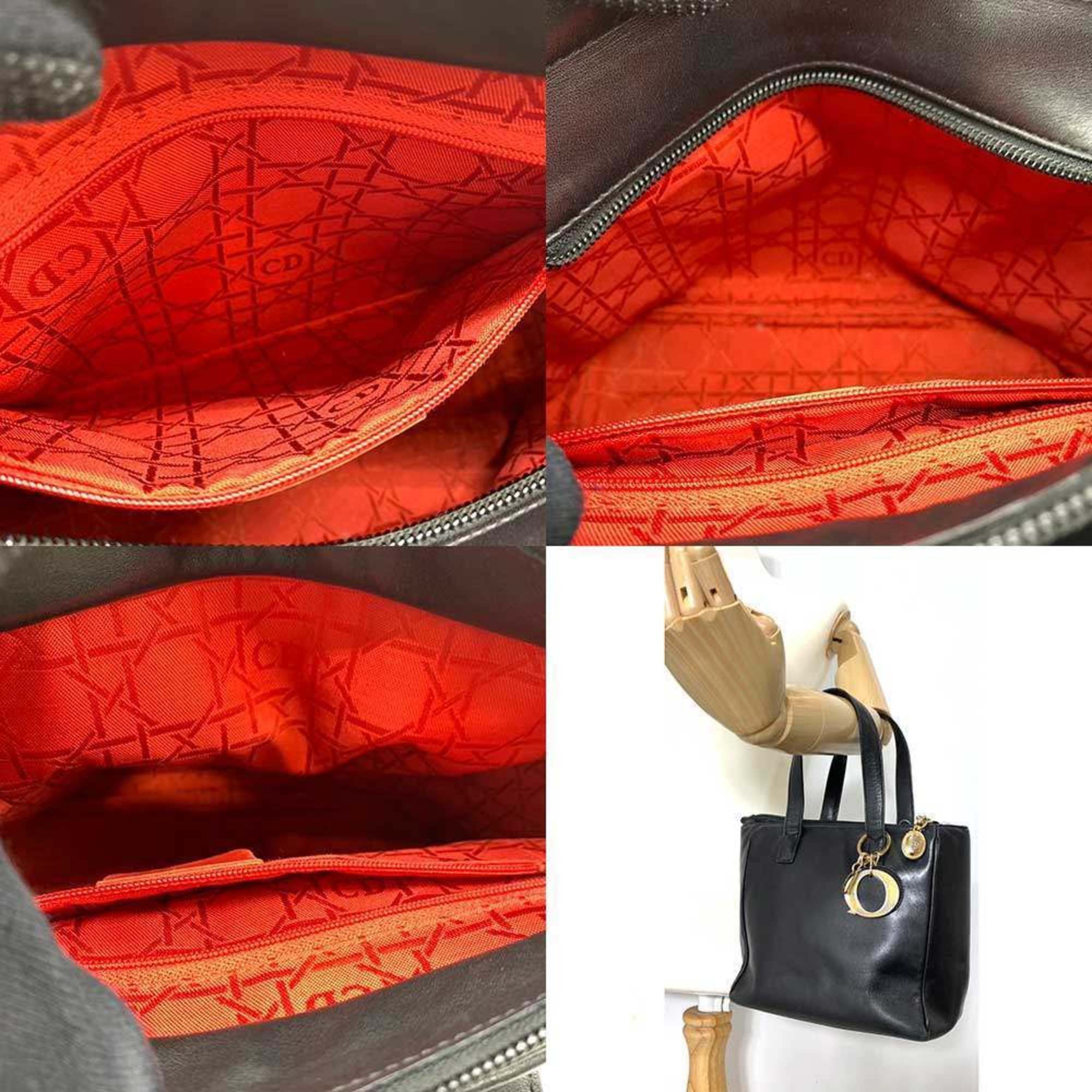 Dior Christian Dior handbag in black leather Size ONE SIZE - 6 Thumbnail