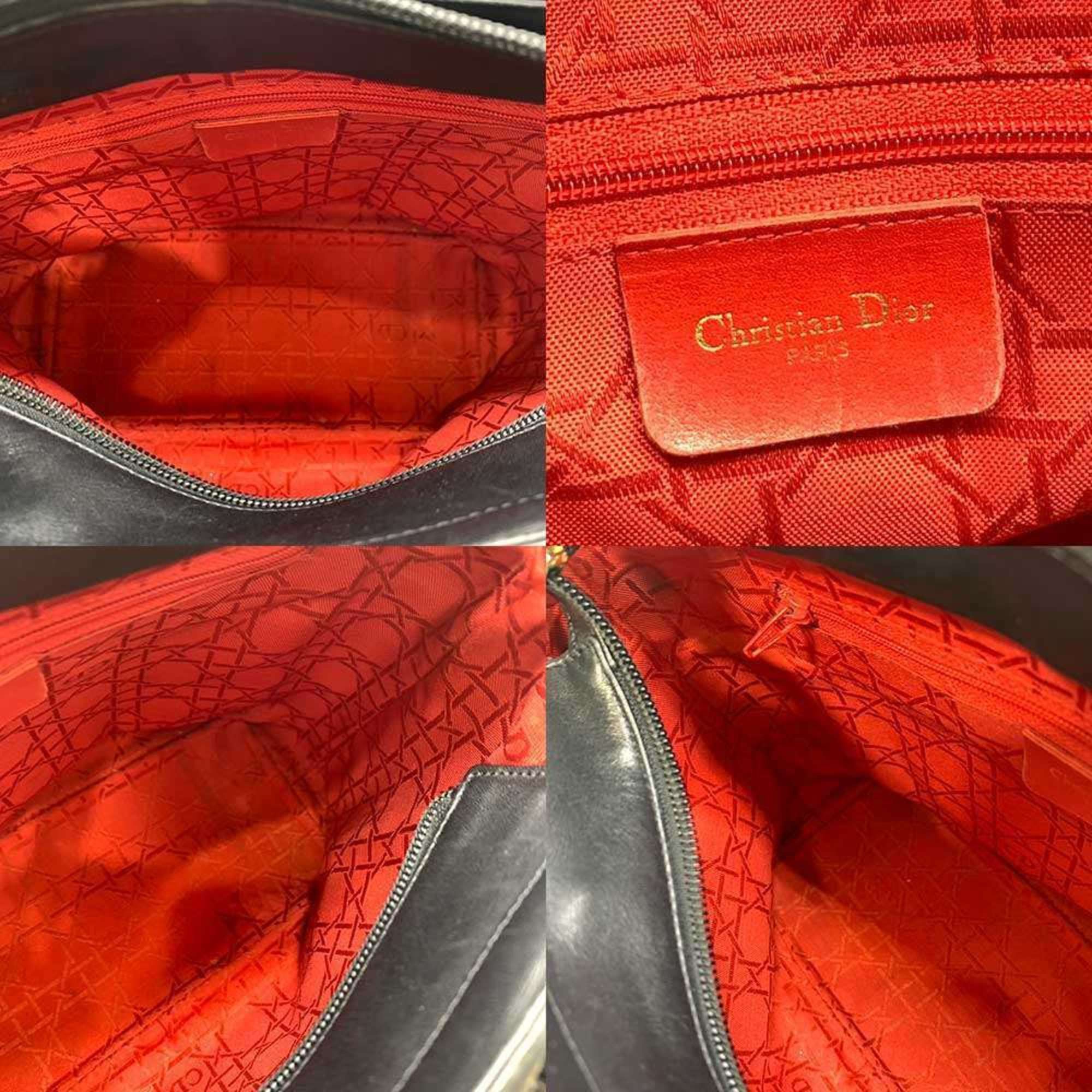 Dior Christian Dior handbag in black leather Size ONE SIZE - 5 Thumbnail