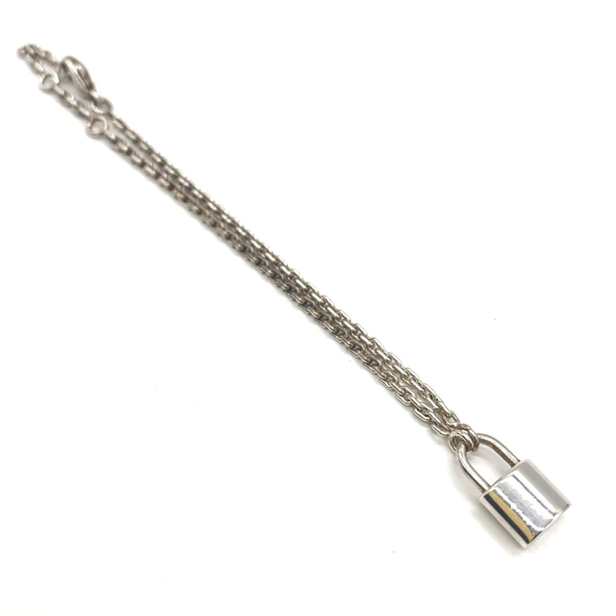 Louis Vuitton Louis Vuitton Bracelet Silver Lockit Q95450 Ag925 Padlock Charm LOUIS VUITTON Size ONE SIZE - 3 Thumbnail